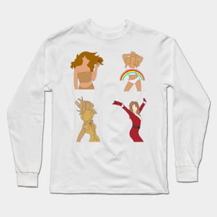 Mariah Carey, Christmas, Butterfly, Rainbow, Emancipation of Mimi album covers Long Sleeve T-Shirt